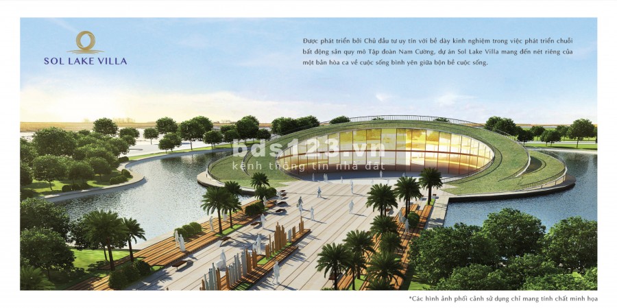 Chỉ với 60 triệu/m2 sở hữu ngay biệt thự nội đô Hà Nội Sol Lake Villa Nam Cường, sổ lâu dài
