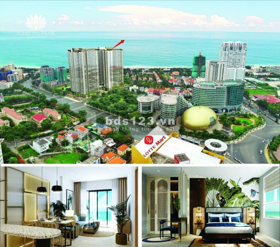 Chính chủ cần sang nhượng gấp căn hộ biển cao cấp chuẩn 5 sao Vũng Tàu Pearl, tiện ích có sẵn