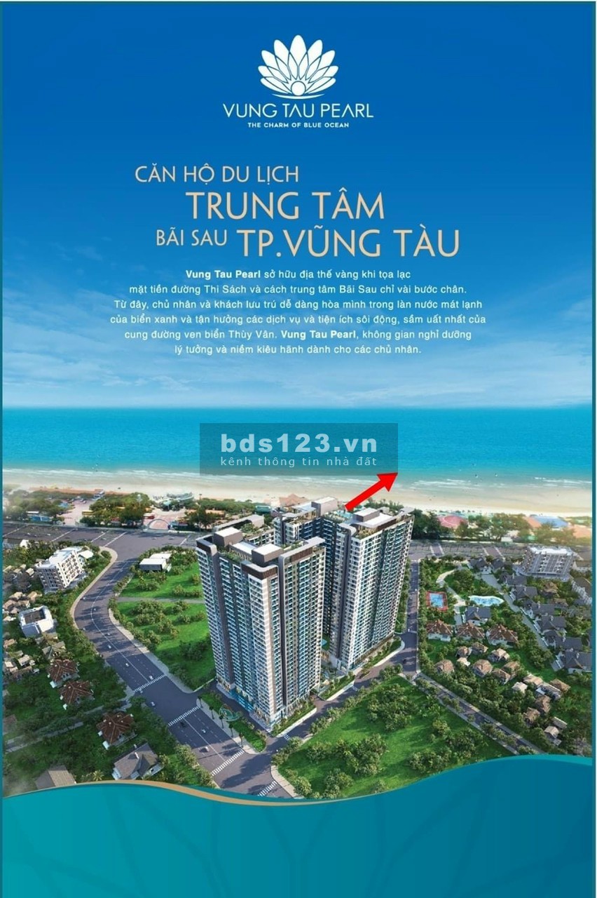 Chính chủ cần sang nhượng gấp căn hộ biển cao cấp chuẩn 5 sao Vũng Tàu Pearl, tiện ích có sẵn
