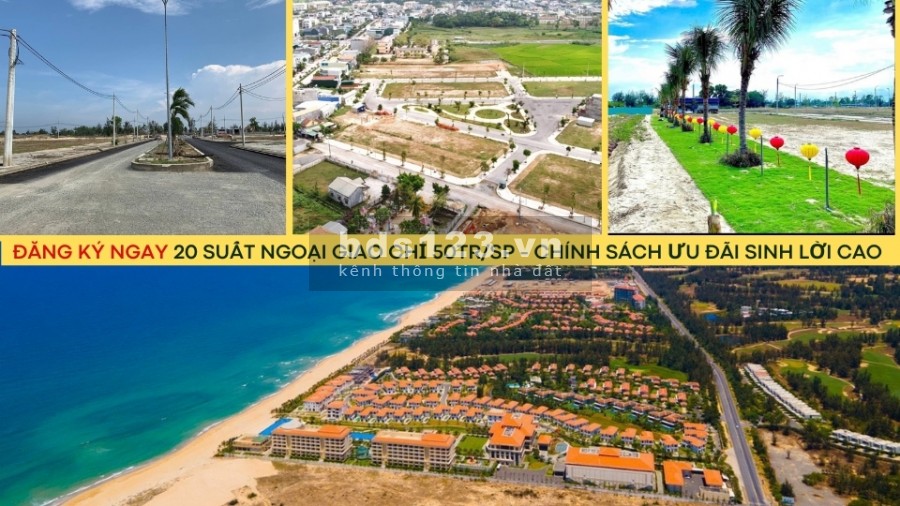 Chỉ còn 10 suất ngoại giao giá gốc CĐT đất nền ven biển phía Nam Đà Năng