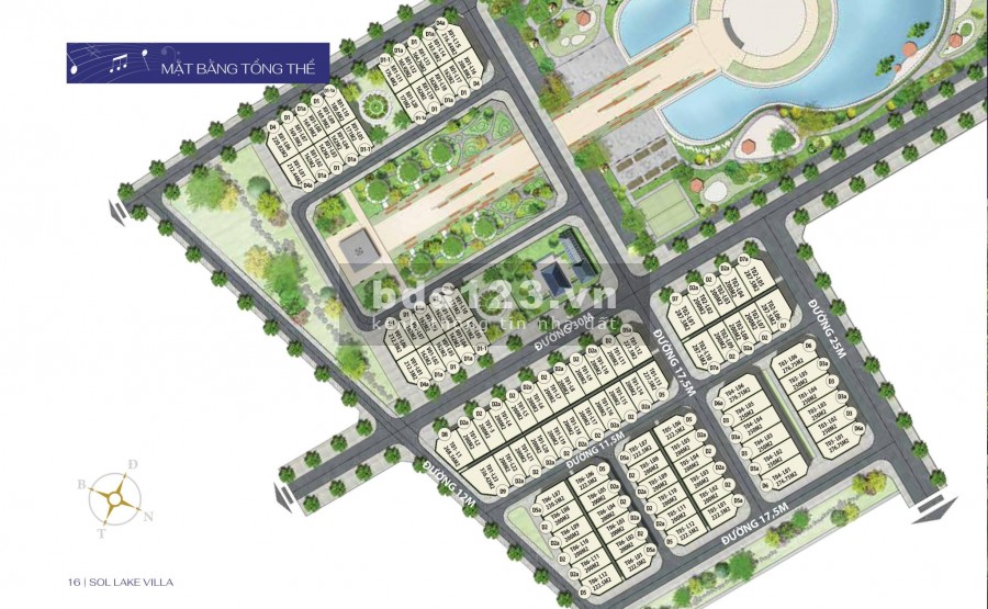 ️️️Suất mua biệt thự Sol Lake - Điểm sáng biệt thự Hà Đông. Giá chỉ từ 59tr/m2