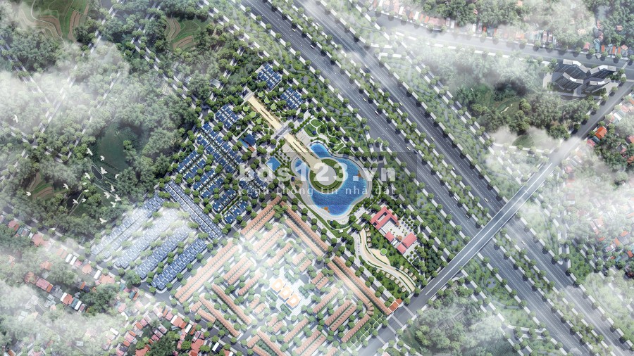 Chỉ với 60 triệu/m2 sở hữu ngay biệt thự nội đô Hà Nội Sol Lake Villa Nam Cường, sổ lâu dài