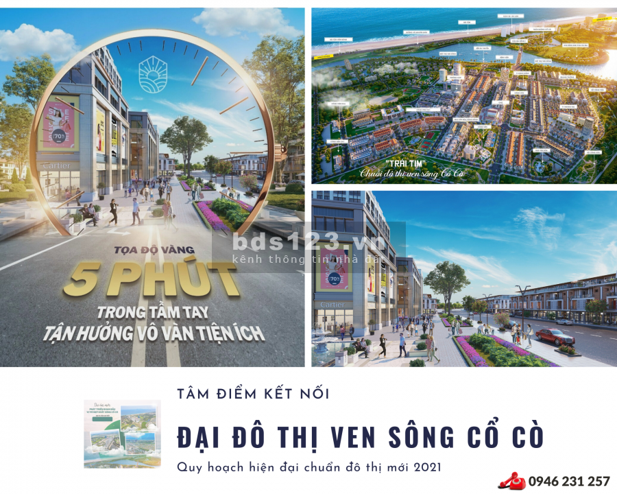 10 Suất ngoại giao đầu tiên của Dự án Khu đô thị mới ven sông Cổ Cò ngay bãi tắm Viêm Đông Nam