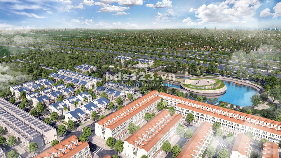 Chỉ với 60 triệu/m2 sở hữu ngay biệt thự nội đô Hà Nội Sol Lake Villa Nam Cường, sổ lâu dài