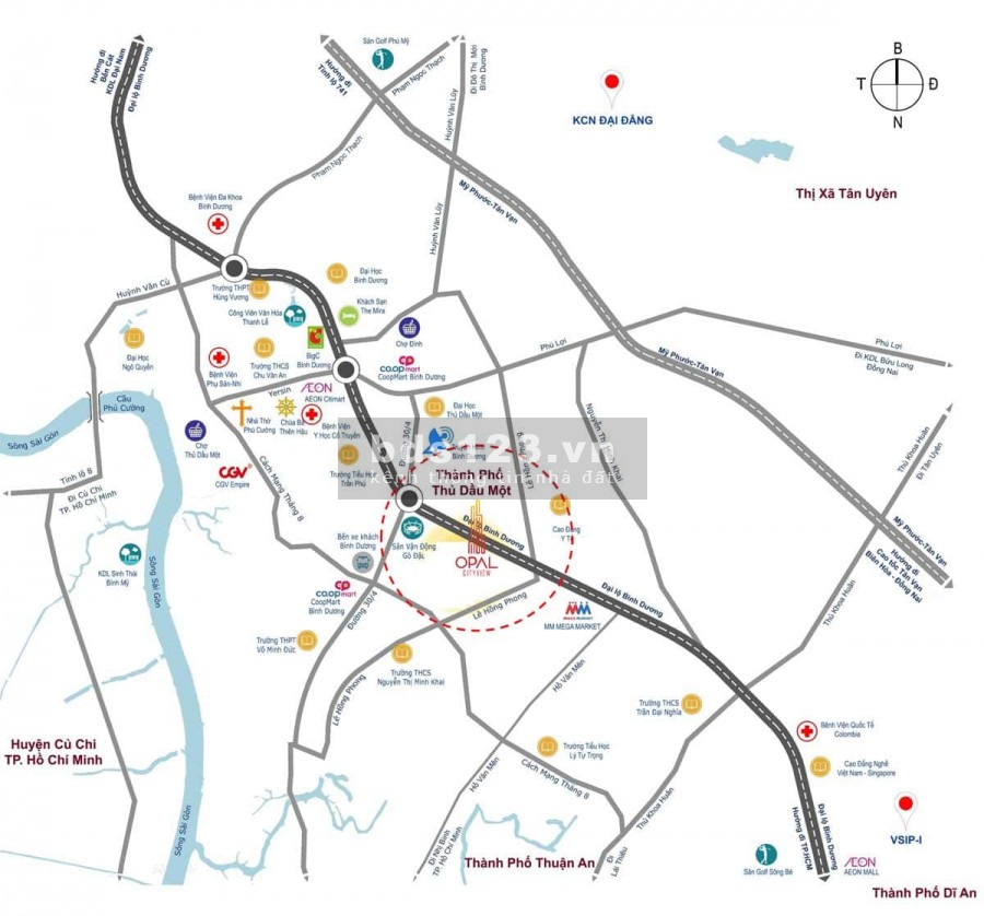 Dự án căn hộ Opal Cityview tại Thủ Dầu Một, hoàn thiện pháp lý 100%