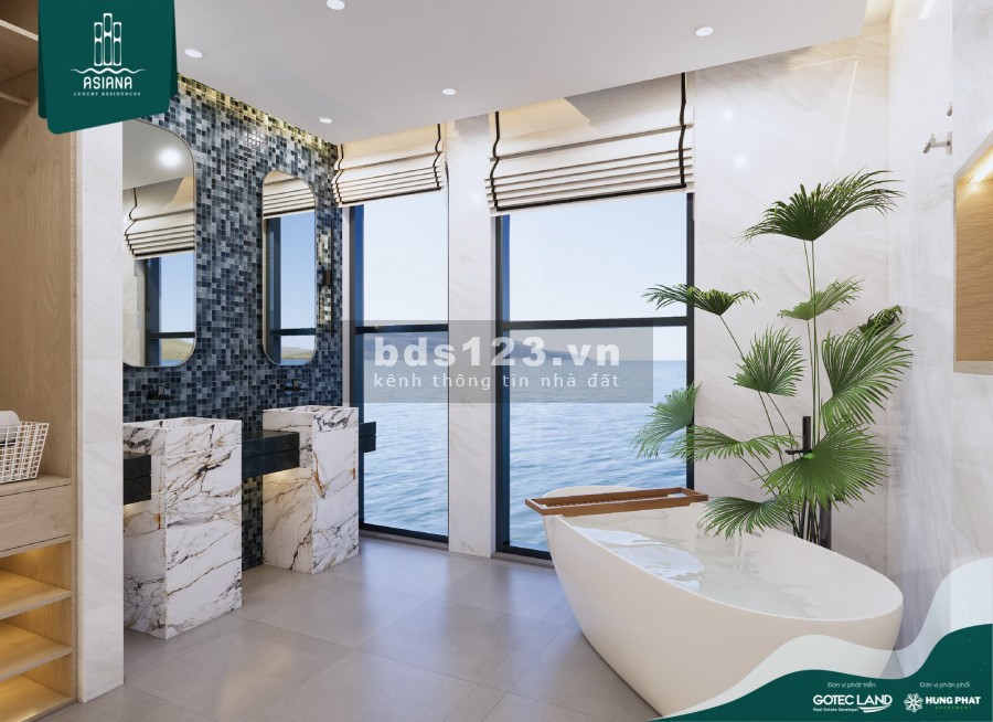 Căn hộ nghỉ dưỡng view biển Asiana Luxury Đà Nẵng, thanh toán 20% sổ hồng lâu dài, full nội thất