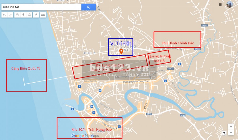 Bán mảnh đất trung tâm Dương Đông cách quảng trường Bác Hồ 1km