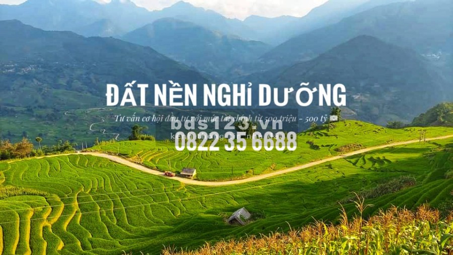 Bán đất nghỉ dưỡng Y Tý ( Sapa 2) giá rẻ, đón sóng quy hoạch đất ở. 0822356688