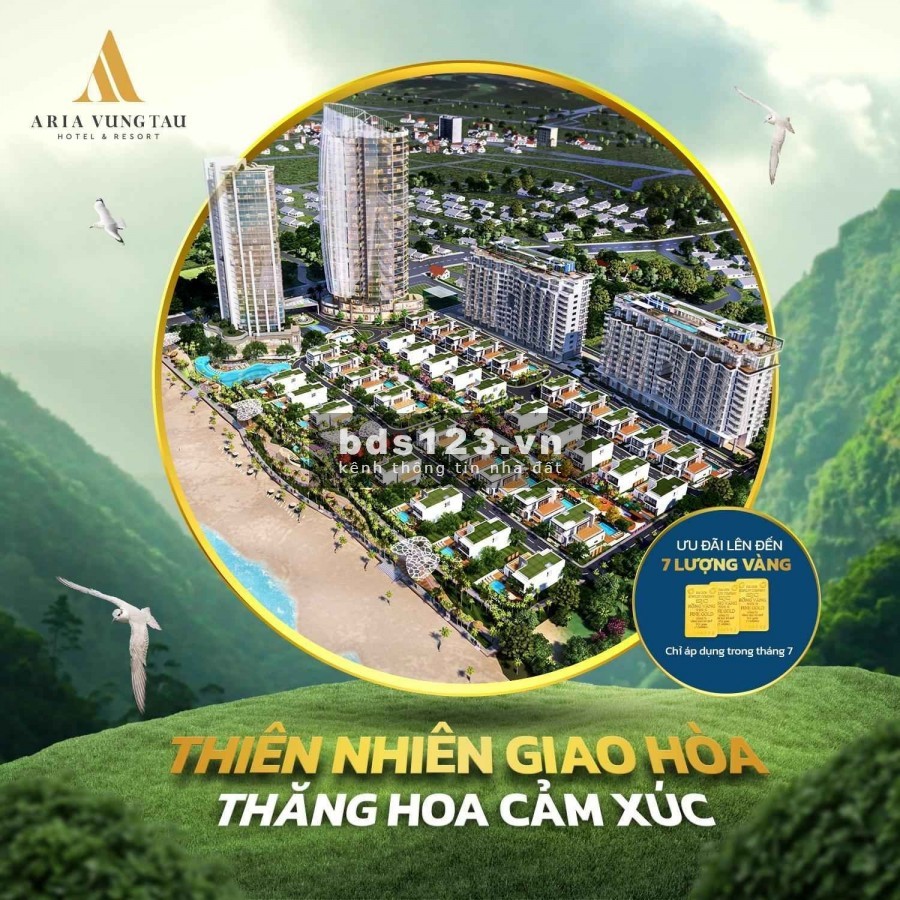 Săn ngay căn hộ Aria đẳng cấp 5* tại Vũng Tàu chỉ từ 26 triệu/m2, pháp lý hoàn chỉnh, LH: 0934073018