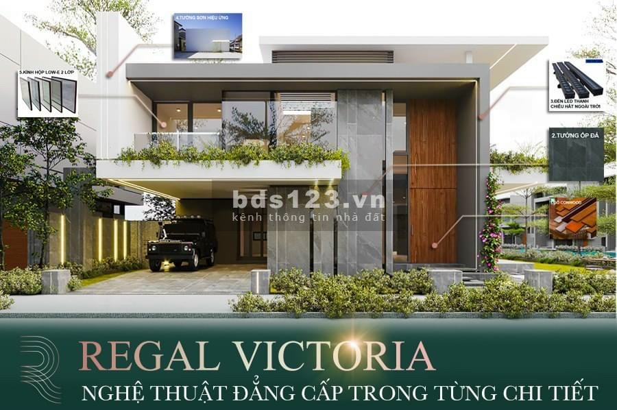 Biệt thự đảo ngọc Regal Vitoria khu biệt lập - ven sông liền biển Nam Đà Nẵng. Hỗ trợ vay NH 70%
