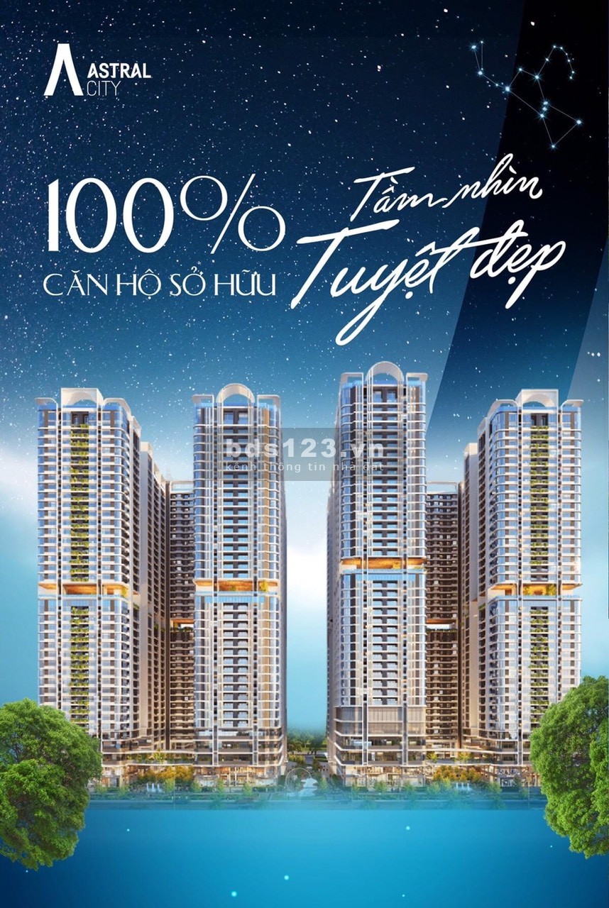 Bán căn hộ Astral City ân hạn gốc và lãi 24 tháng, chiết khấu 7%, lh 0978726139