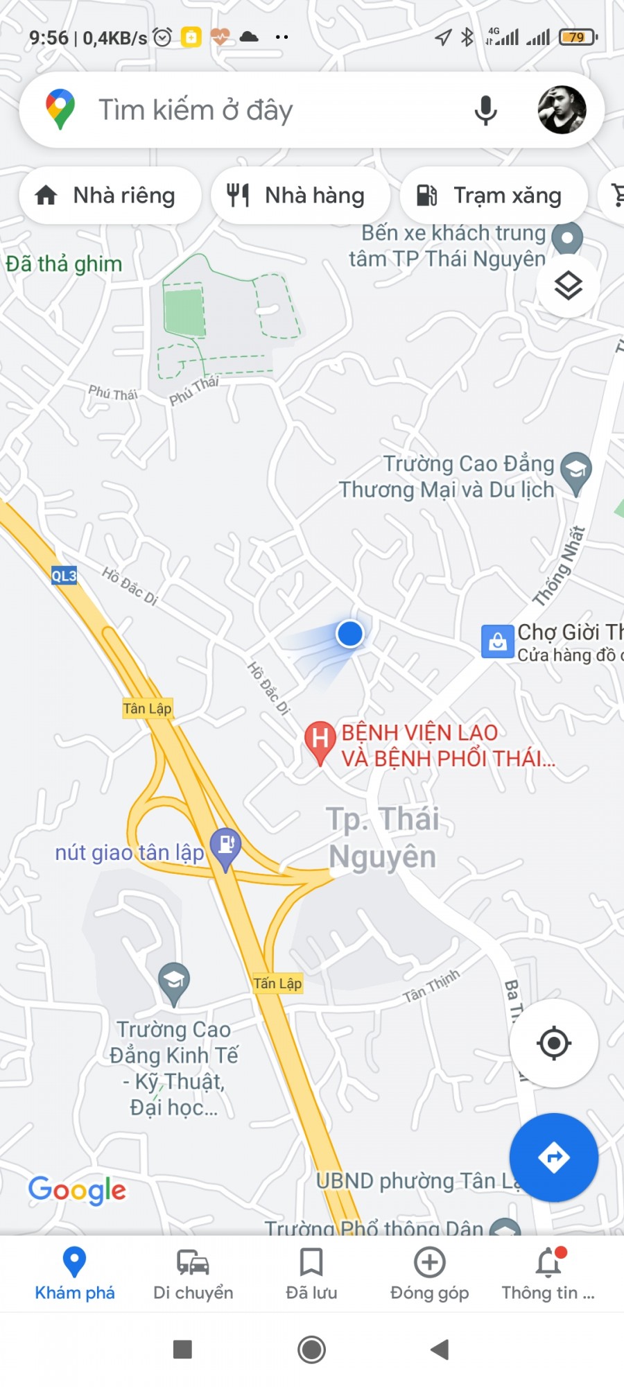 Bán lô đất 210m đường Phú Thái, phường Tân Thịnh, tp Thái Nguyên, xây nhà Cực Đẹp