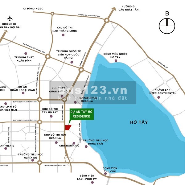 Tây Hồ Residence căn hộ 2PN dt 73m2 view Hồ Tây giá 3,7 tỷ(full vat+kpbt+nội thất)