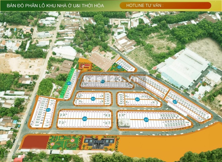 Đất rẻ đầu tư trung tâm hành chính Bến Cát ĐH Việt Đức chỉ 850 triệu, diện tích đa dạng
