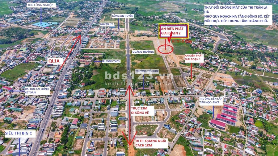 Đất Xanh Mở Bán Kđt Duy Nhất Tttt La Hà Hỗ Trợ 50% Vốn, Giá Chỉ Từ 1,1 Tỷ , Ck Cao 9%