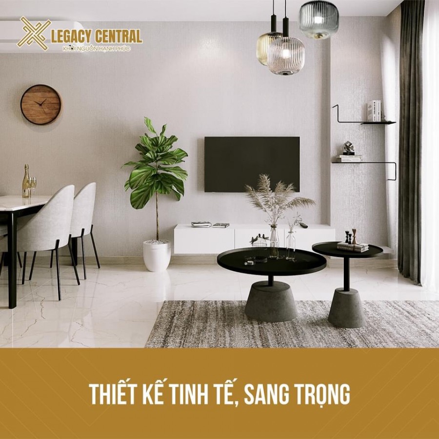 Sở hữu Căn hộ Legacy Central Thuận Giao, chỉ từ 200 triệu, Nh hỗ trợ 75% ân hạn lãi gốc đến khi nhận nhà