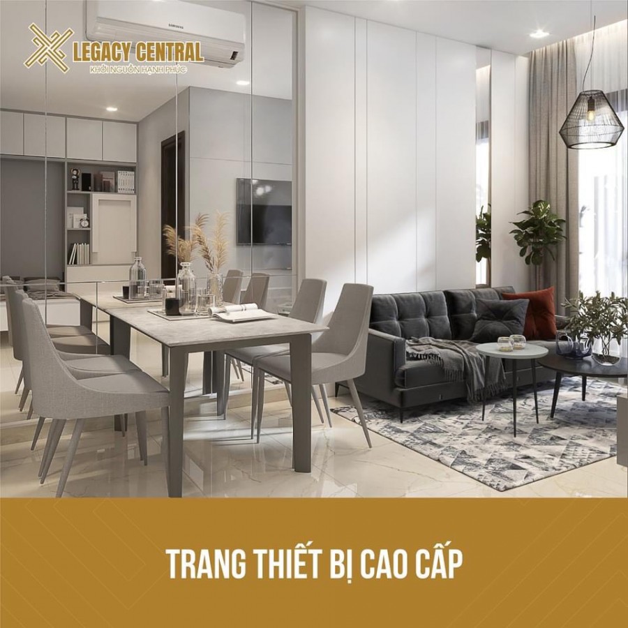 Sở hữu Căn hộ Legacy Central Thuận Giao, chỉ từ 200 triệu, Nh hỗ trợ 75% ân hạn lãi gốc đến khi nhận nhà