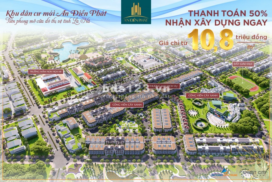 Đất Xanh Mở Bán Kđt Duy Nhất Tttt La Hà Hỗ Trợ 50% Vốn, Giá Chỉ Từ 1,1 Tỷ , Ck Cao 9%