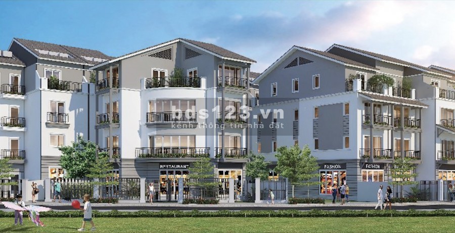 Ra mặt shophouse liền kề biệt thự khu đô thị, sổ hồng sở hữu lâu dài