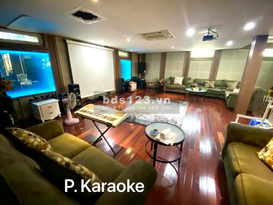Bán biệt thự sân vườn bể bơi, phố Hoàng Minh Đại, dt 380m2, giá. 65 triệu/m2, đường ô tô