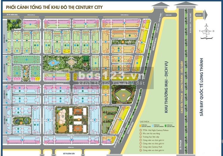 Dự án Century Cty tại đường ĐT 769, Cầu Mên, Long Thành với nhiều SP đa dạng, đầu tư giàu tiềm năng