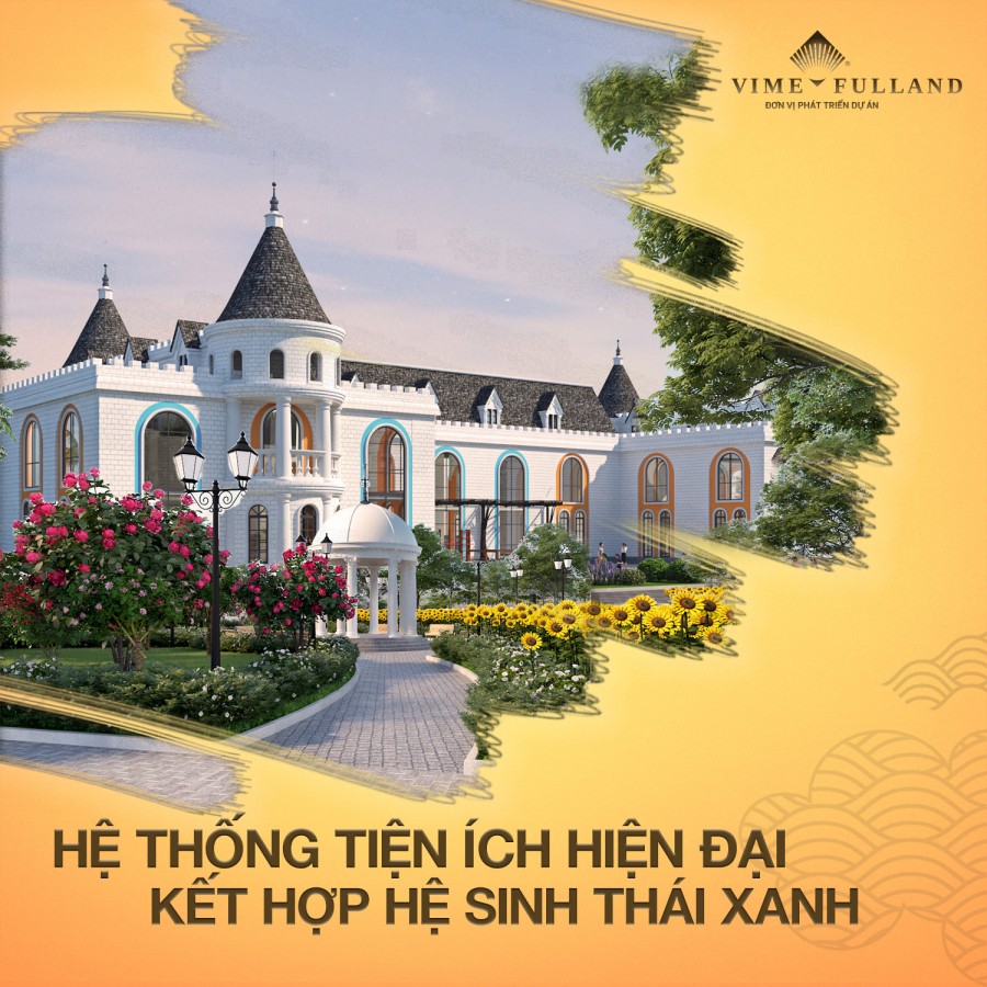 Bán biệt thự Helianthus Center Red River kiến trúc lâu đài Pháp, hiện đại, cao cấp