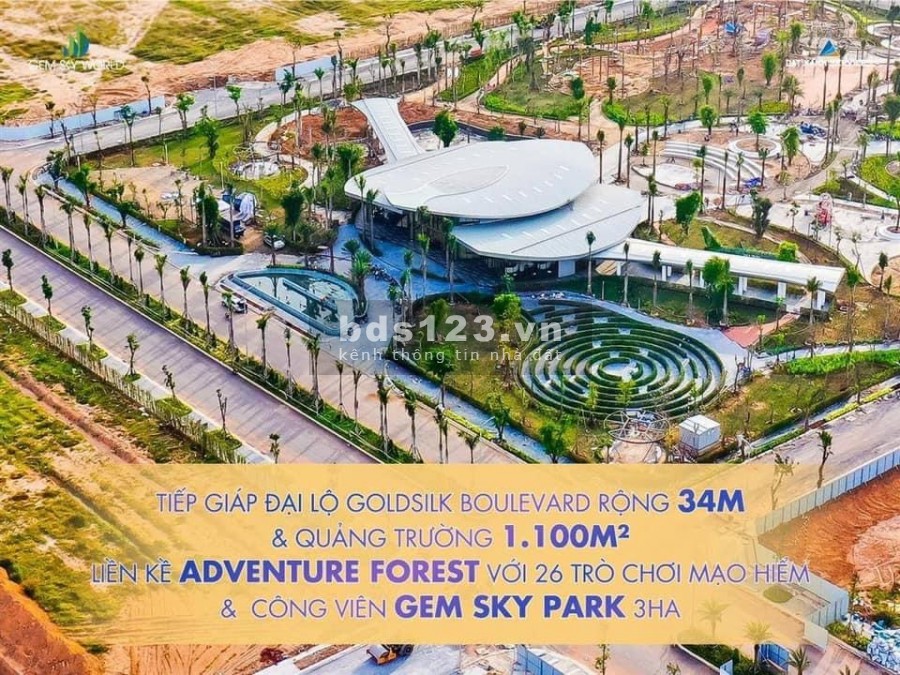 Bán đất nền, nhà phố dự án Gem Sky World sát sân bay Long Thành Quốc lộ 51 Đồng Nai