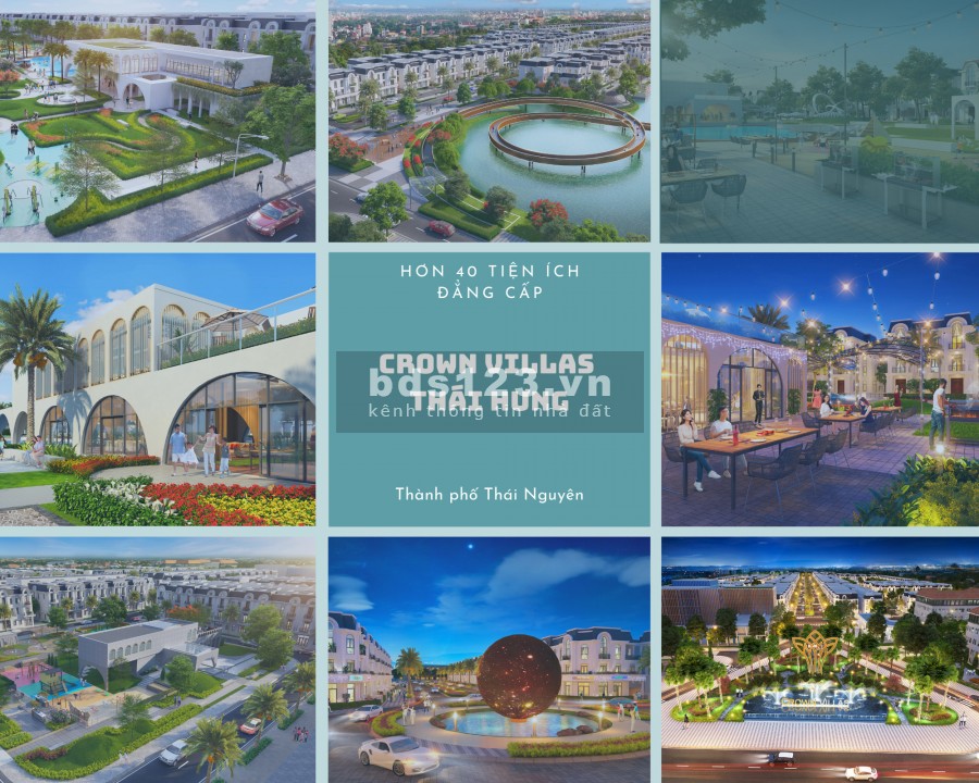 Bán biệt thư sống đẳng cấp tại đô thị sống bậc nhất Thái Nguyên, an ninh tốt