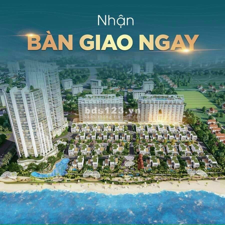 Căn hộ cách biển 100m, dt 87m2 chỉ 2tỷ 6, chiết khấu 3.5 lượng vàng, ưu đãi 6%, bãi biển riêng 400m