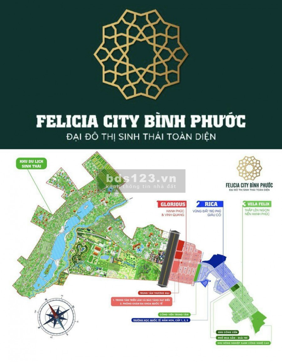 Đất nền đại đô thị sinh thái toàn diện đầu tiên tại Bình Phước, giá đầu tư, lh 0399598338