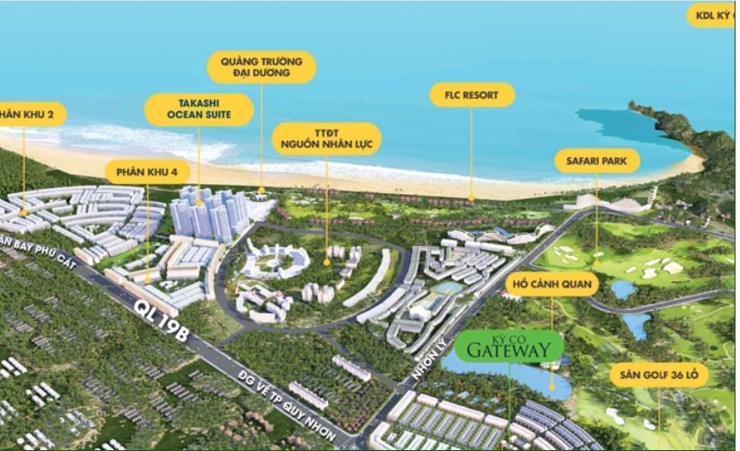 Dự án căn hộ tầm trung Takashi Ocean Suite cho nhà đầu tư tại Quy Nhơn, có sổ sẵn