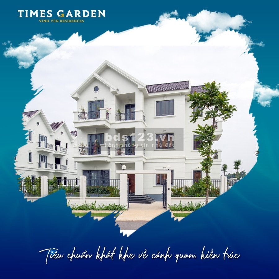 Nhượng lại căn Shophouse khu A1 Times Garden Vĩnh Yên dt 198m2 giá cực rẻ