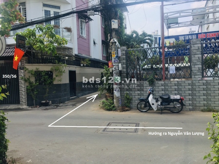Bán đất đường Nguyễn Văn Lượng, P16, Gò Vấp., dt 48,4m2 giá 4 tỷ, ngang 4,5m