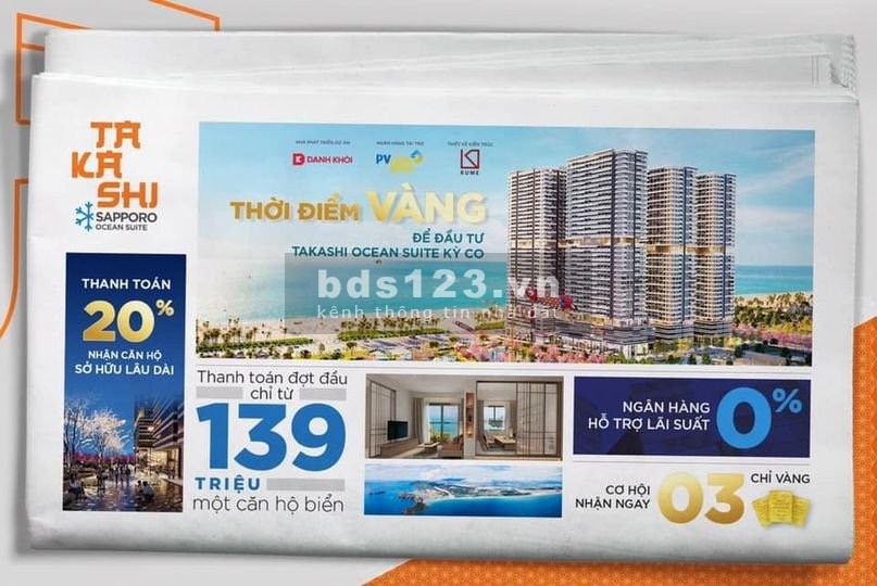 Thanh toán 260 triệu – Nhận căn hộ Nhật Bản ven biển Quy Nhơn, pháp lý hoàn thiện