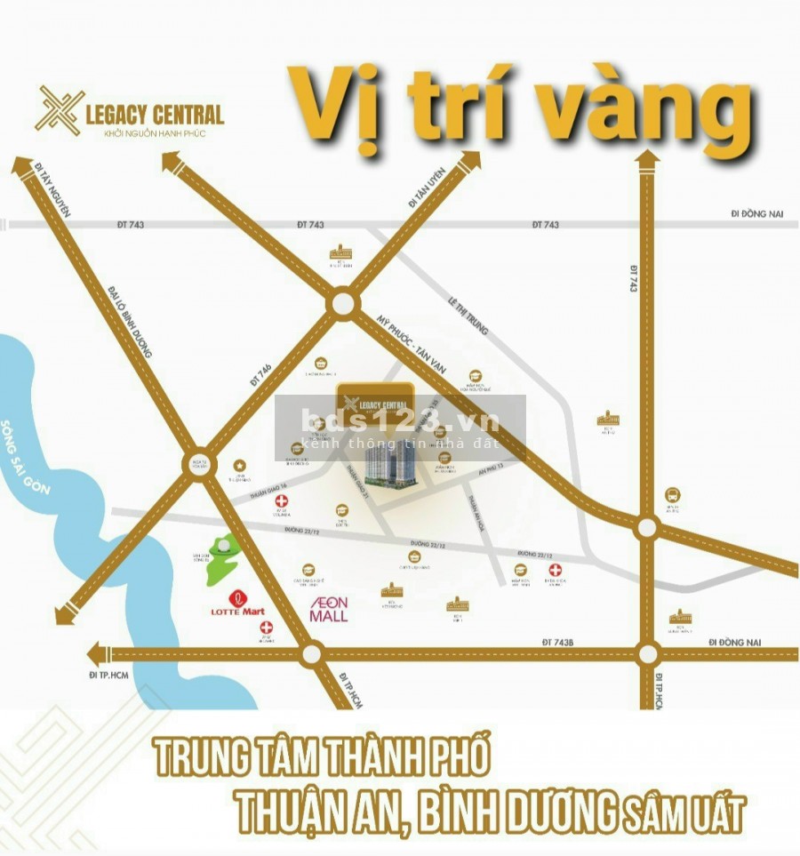 Chỉ 135tr đã có thể sở hữu căn hộ sang trọng tại trung tâm TP thuận An, Bình Dương Lh 0972094730