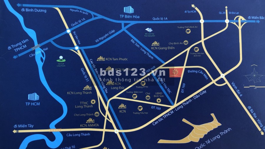 Đất nền mặt Tiền DT769 Long Thành thổ cư 100%, chiết khấu lên đến 20 chỉ vàng
