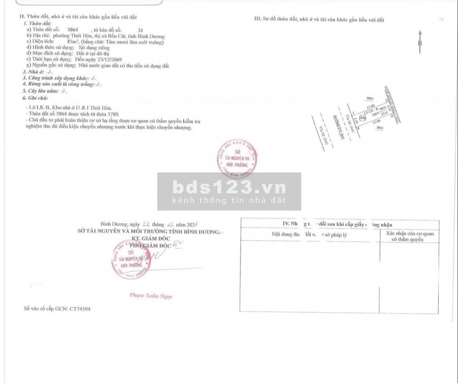 900tr chỉ còn 1 lô duy nhất nhìn ra ngay Đại Học Việt Đức, khu đô thị mới đường nhựa lớn 16m