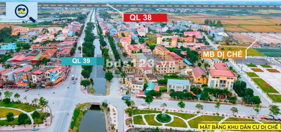 Chỉ 16 triệu/m2 sở hữu ngay lô đất trung tâm thị trấn Vương, Tiên Lữ, sổ đỏ liền tay