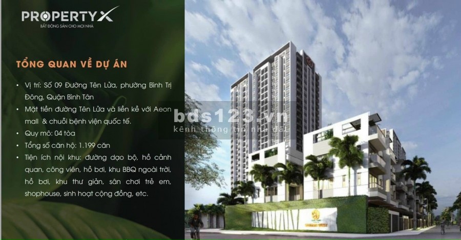 Hưng thịnh mở bán dự án Moonlight Centre Point Bình Tân đường Tên Lửa giá rumor 45 - 55tr/m2