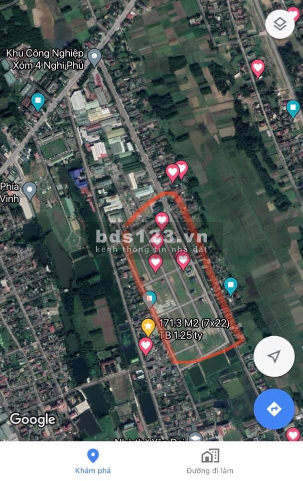 Gia đình cần bán đất tái định cư xóm 5 - Nghi Phú thành phố Vinh, liên hệ 0961429986