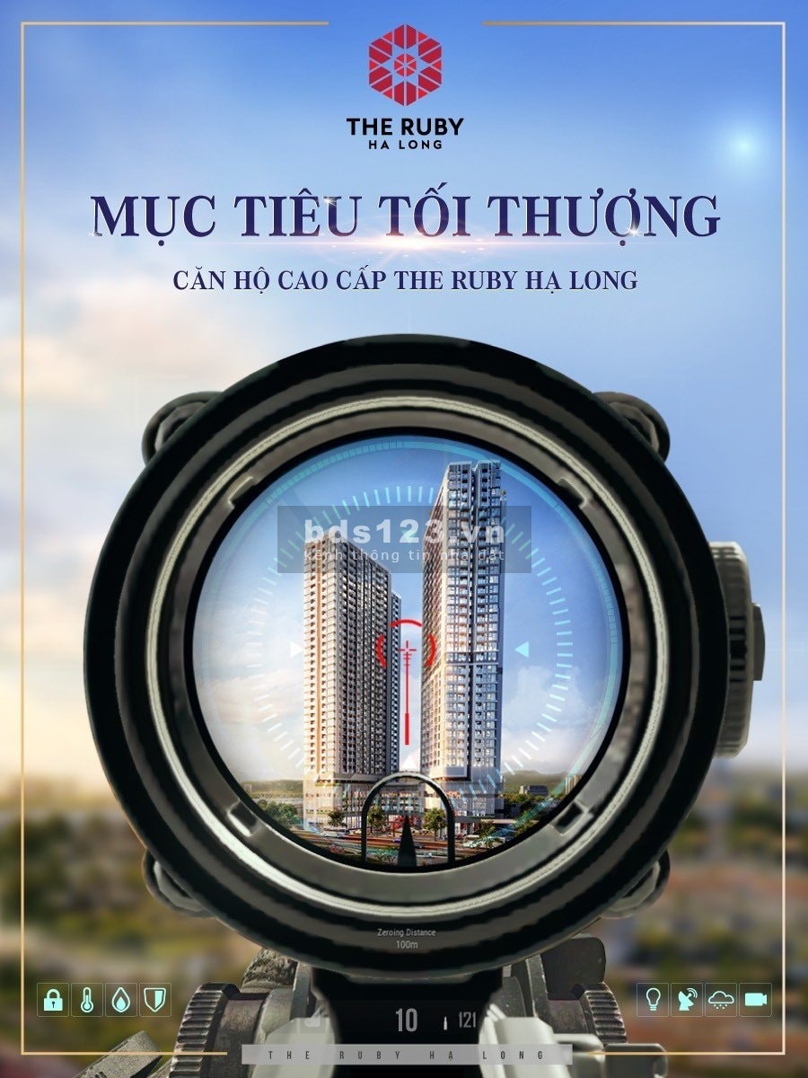 Chung cư cao cấp The Ruby, nằm ngay tại trung tâm mặt biển Hạ Long, lh 0332265263