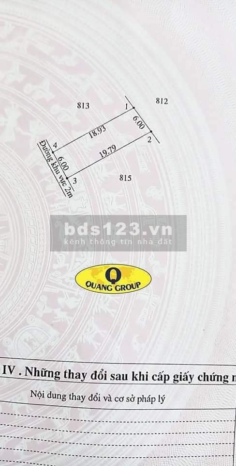 1 lô Bảo Đại duy nhất đất mặt bằng phẳng, đất thổ cư ở đường ô tô giá bán chỉ 4xx tỷ