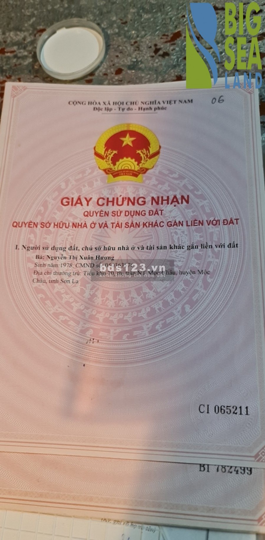 Cần bán lô đất diện tích sử dụng 143m2 tại Mộc Châu giá cực sốc, lhcc