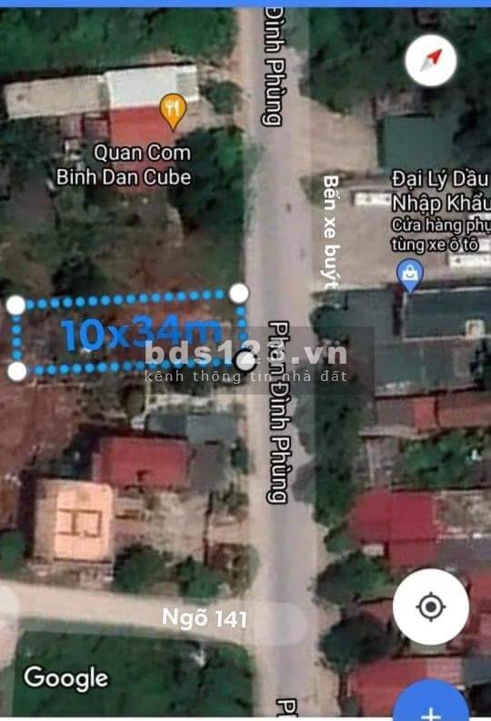 Bán đất mặt tiền Phan Đình Phùng - Bắc Lý, 340m2, đối diện cổng Khu công nghiệp