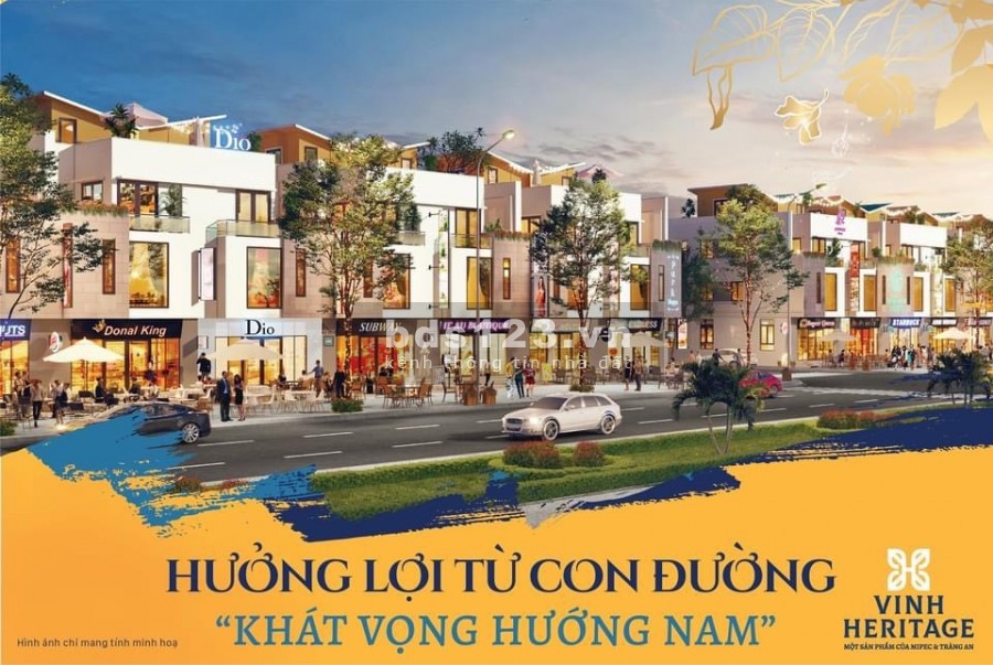 Bán biệt thự song lập Vinh Heritage, giá tốt đầu tư, pháp lí đầy đủ