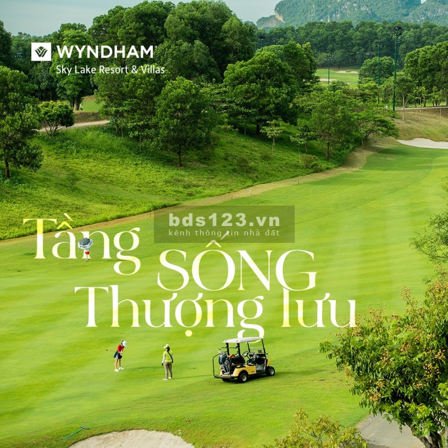 Biệt thự 5* Sân Golf cách TT. Hà Nội 39 km, hỗ trợ vay vốn 55% đủ pháp lí