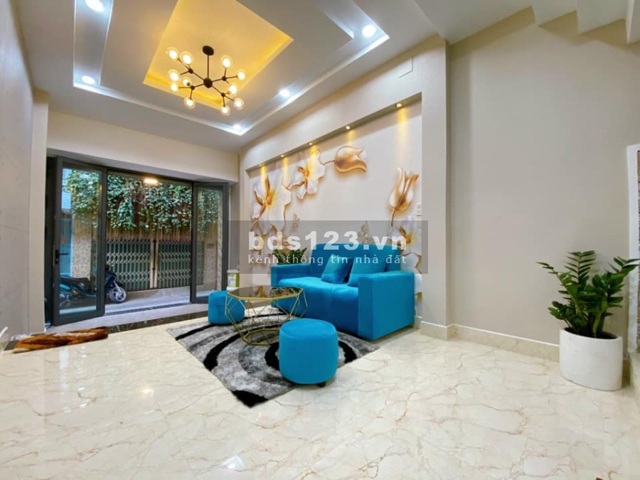 Nhà hẻm xe hơi Đinh Bộ Lĩnh, Bình Thạnh, 4 tầng btct mới hoàn toàn, vào ở ngay, giá chỉ 7 tỷ