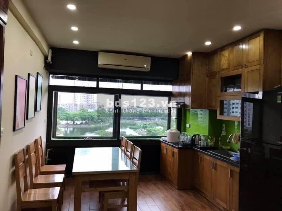 Bán CHCC căn góc, nội thất đẹp! Nhà A5 view hồ Đền Lừ, diện tích 85m2, 3 phòng ngủ, giá 2.55 tỷ