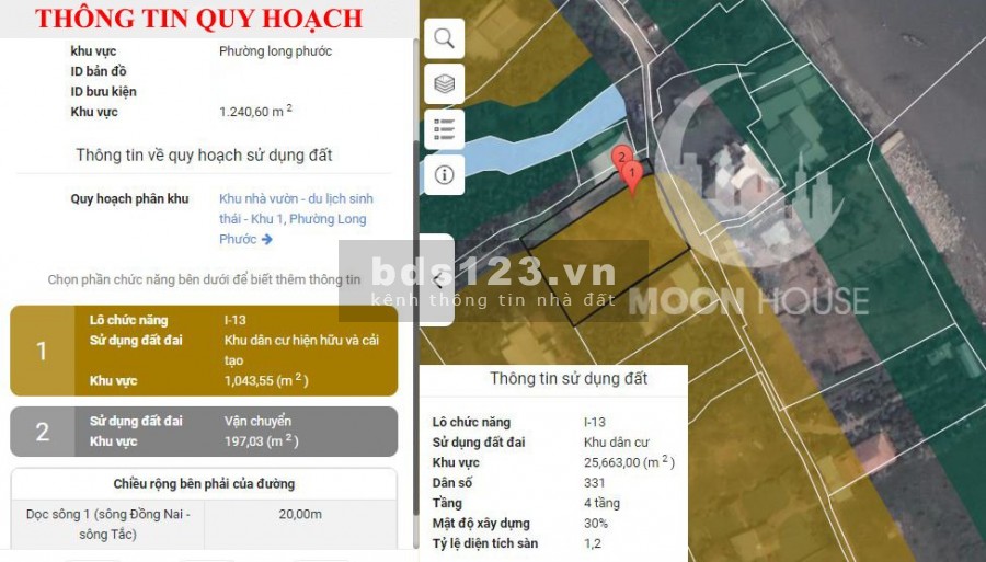 Bán đất phường Long Phước (Q9) thành phố Thủ Đức 1197.8m2 LH: 0907016378