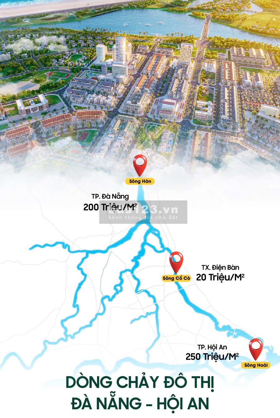 Nhận đặt chỗ siêu dự án đẹp nhất sông Cổ Cò Indochina Riverside, lh 0934505497